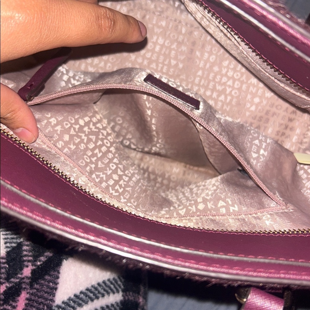 kate spade Plum and Wine Women's Tote Bag - Picture 5 of 8